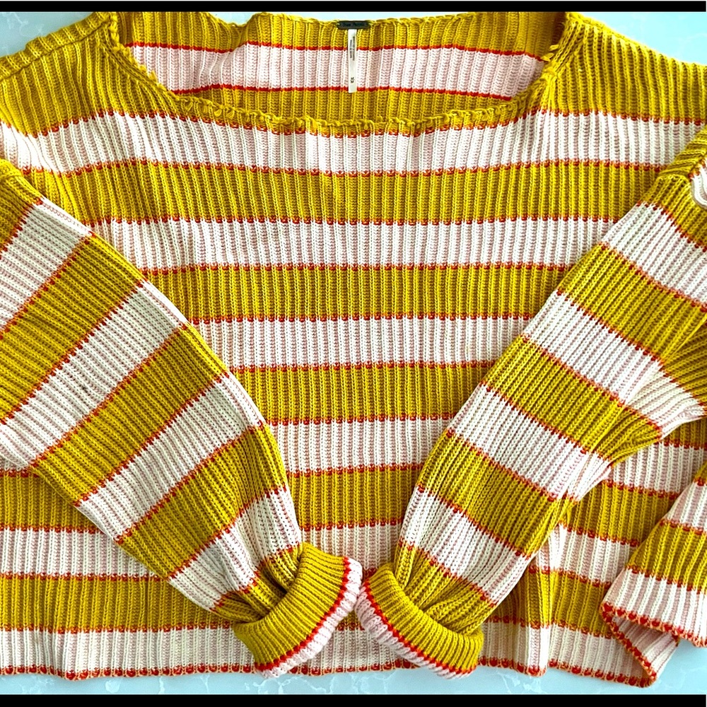 Free People Striped Sweater